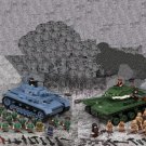 USSR IS-2 Heavy Tank Army and Germany Tiger I Tank Army Fit Lego WW2 Tank Battle Sets