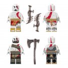4pcs Kratos heavy weapons Minifigures Compatible Lego Game Sets ﻿