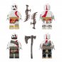 4pcs Kratos heavy weapons Minifigures Compatible Lego Game Sets &iuml;&raquo;&iquest;