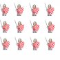 12pcs Croatian Knight Minifigures Fit Lego Medieval Knight Sets