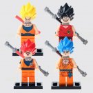 Super Saiyan Son Goku Minifigures Compatible Lego Dragon Ball Z Sets
