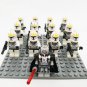 13pcs Sith Lords Clone Trooper Pilot Minifigures Fit Lego Star Wars Movie Sets