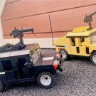 2pcs America Military Hummer Truck Toy Compatible Lego World War II Truck Sets