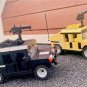 2pcs America Military Hummer Truck Toy Compatible Lego World War II Truck Sets