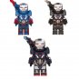 3 Heavy Iron Man and War Machine Minifigures Compatible Lego Iron Man 2 Movie Sets