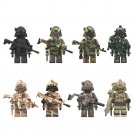 8 Heavy America Britain Russia Special Forces Minifigures Compatible Lego 2024 Special Forces Sets