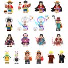18pcs One Piece Movie Comic Character Minifigures Compatible Lego Toy