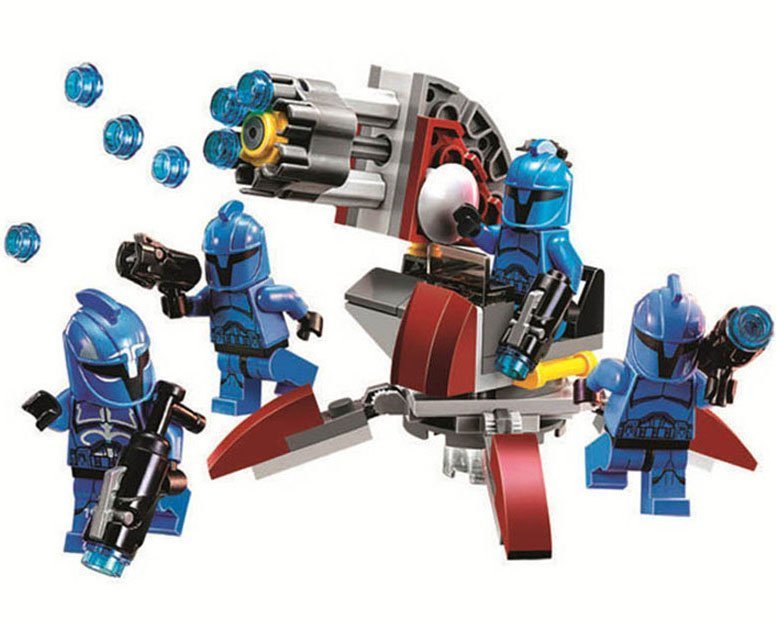 Senate Commando Troopers Minifigures Compatible Lego Star Wars Sets