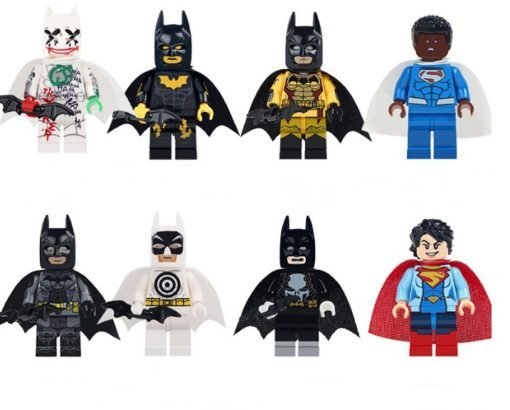 Punisher Joker Val-Zod Supergirl Minifigures Compatible Lego DC Justice League Sets