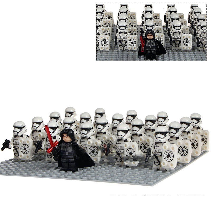 21pcs First Order Stormtroopers Kylo Ren Minifigures Compatible Lego Star Wars Sets