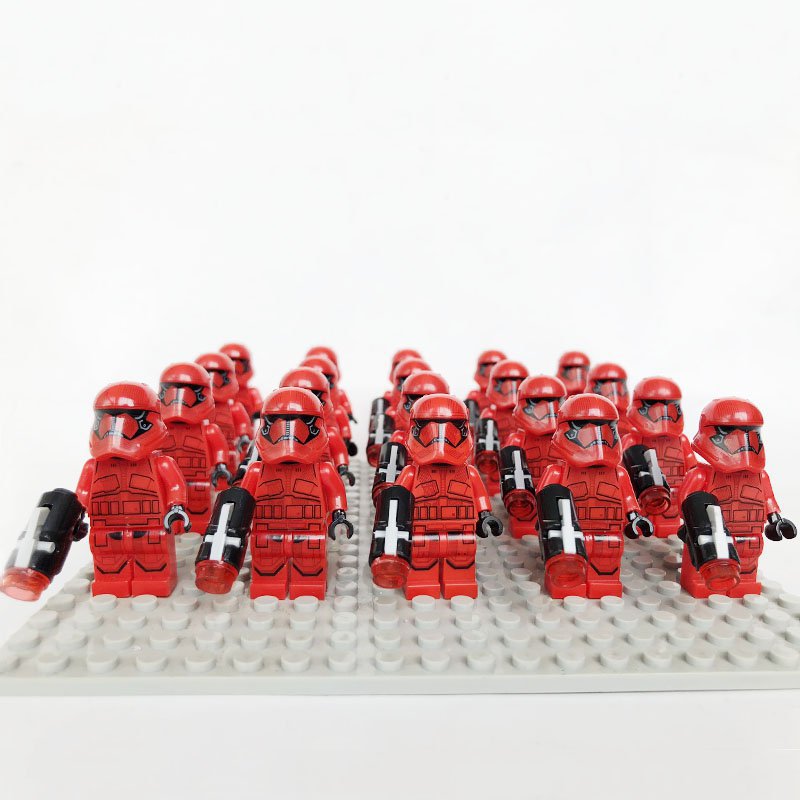 20pcs Red Sith Troopers Minifigures Compatible Lego Star Wars Sets