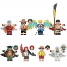 Marshall D Teach Shanks Monkey D Garp Minifigures Fit Lego One Piece Sets
