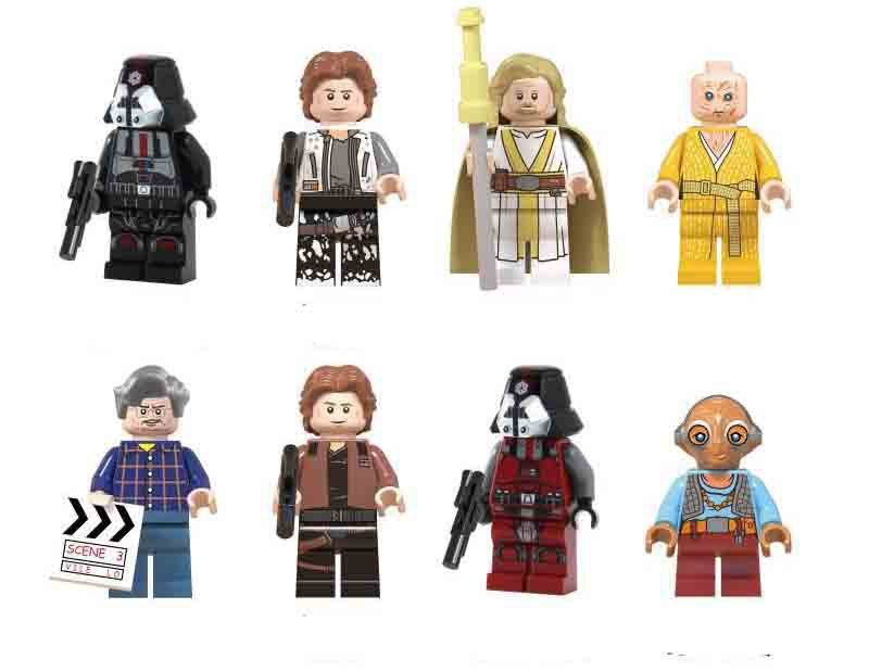 Maz Kanata Super Leader Luke Minifigures Fit Lego Star Wars Movie Sets