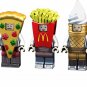 Pizza Ice Cream Potato Chips Minifigures Compatible Lego Minifigures Series