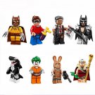 Catman Glam Metal Orca Asylum King Tut Minifigures Fit Lego Batman Movie Sets ﻿