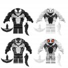 4 New Venom and Anti-Venom Minifigures Fit Lego Venom Movie Sets