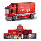 Racing repair station Truck Minifigures Fit Lego City Truck Sets