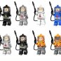 America Chemical Battalion Soldiers Minifigures Fit Lego Military Anti nuclear radiation forces Sets