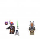 Sabine Wren and Ahsoka Minifigures Compatible Lego Ahsoka Season 2 Sets