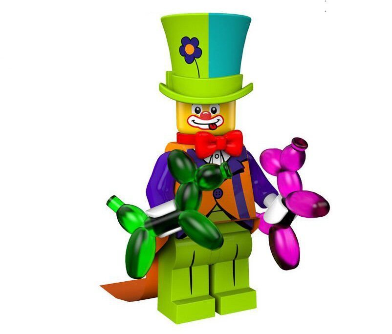 Party Clown Minifigures Compatible Lego Series Party Minifigure