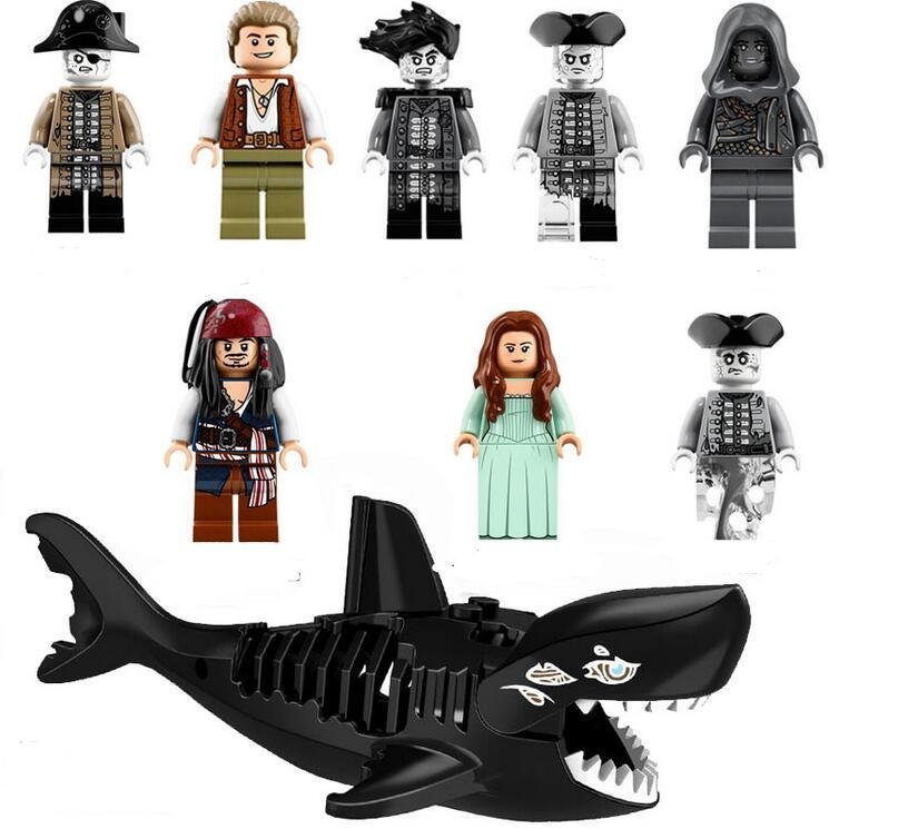 Pirates of the Caribbean Dead Men Tell No Tales Character Minifigures Compatible Lego Movie Sets