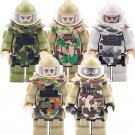 Camouflage Heavy The Hurt Locker Minifigures Fit Lego Military Sets