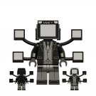 Giant TV People Minifigures Fit Lego Toilet Man Minifigure