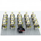 21pcs Clone commander Darth Vader Minifigures Fit Lego Star Wars Sets