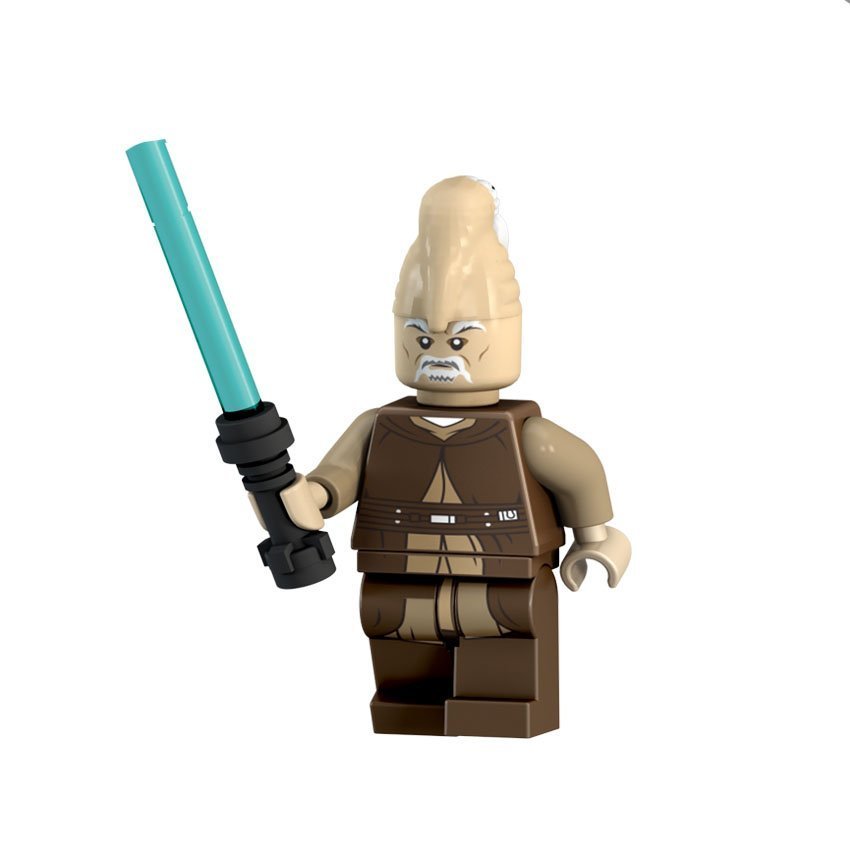 Ki-Adi-Mundi Minifigures Fit Lego Star Wars Minifigure