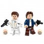 Han Solo Leia Organa Minifigures Fit Lego Star Wars Sets