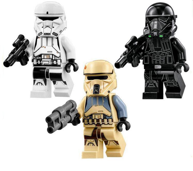 Imperial Hovertank Pilot Death trooper Minifigures Fit Lego Star Wars Sets