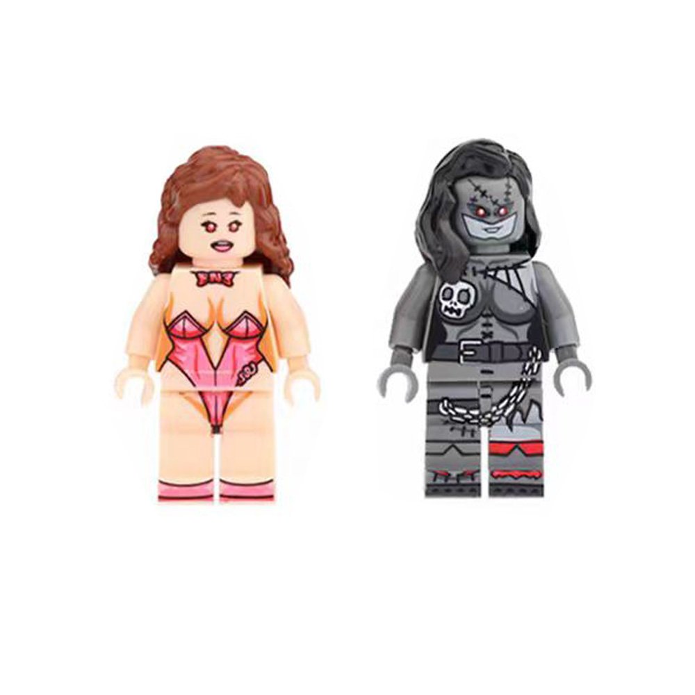 Swimsuit Girl Zombie Girl Minifigures Fit Lego Movie Sets