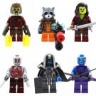 Guardians of the Galaxy 1 Movie Character Minifigures Compatible Lego The Avengers Movie Sets