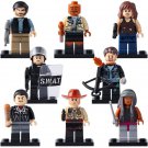 The Walking Dead  Rick Jones Morgan Michonne Daryl Dixon Minifigures Fit Lego Toy