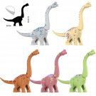 5pcs Brachiosaurus Plesiosaur Minifigures Fit Lego Dinosaur Sets