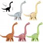 5pcs Brachiosaurus Plesiosaur Minifigures Fit Lego Dinosaur Sets