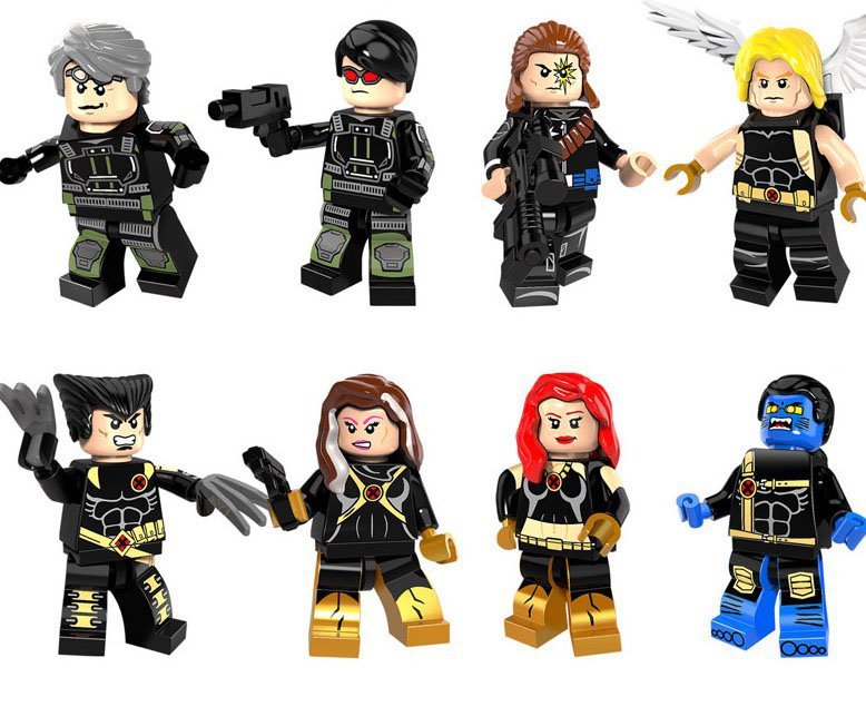 Ultimate Sentinels Robert Drake Wolverine Minifigures Compatible Lego X-Men Movie Sets