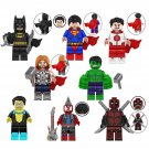Superman Onmi-Man Thor Punk Spider-Man Minifigures Fit Lego America Superhero Sets
