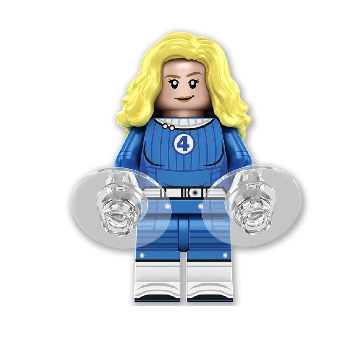 Invisible Woman Minifigures Fit Lego Fantastic Four Minifigure