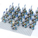 21pcs Leo's Castle Knight Soldier King Minifigures Compatible Lego Medieval Knights Sets
