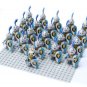 21pcs Leo's Castle Knight Soldier King Minifigures Compatible Lego Medieval Knights Sets