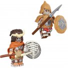 Southern Man Vine Armored Soldier Minifigures Fit Lego Medieval Knight Sets