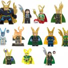 12pcs Loki Minifigures Compatible Lego Loki TV Sets