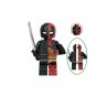 Evil Deadpool Minifigures Fit Lego Deadpool & Wolverine Movie Minifigure