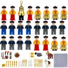 24pcs Eight Banners Soldiers Minifigures Compatible Lego Chinese Qing Dynasty Sets