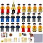 24pcs Eight Banners Soldiers Minifigures Compatible Lego Chinese Qing Dynasty Sets
