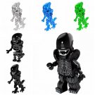6pcs Transparent Alien Minifigures Fit Lego Alien Movie Sets