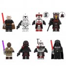 Count Dooku Gar Saxon Mace Windu Arctroopers Minifigures Fit Lego Star Wars Movie Sets