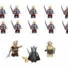 13pcs Gothmog Sauron Bolg Azog Minifigures Fit Lego The Lord of the Rings Sets