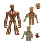4pcs Groot Minifigures Fit Lego The Guardians of the Galaxy Groot Sets